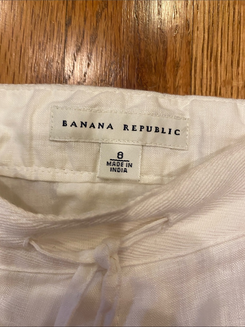 Banana Republic White Linen Circle Skirt - Picture 2 of 6
